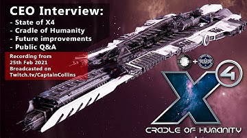 Egosoft CEO Interview - X4: Cradle of Humanity - Patch 4.00 - Pre-order on Steam - Captain Collins