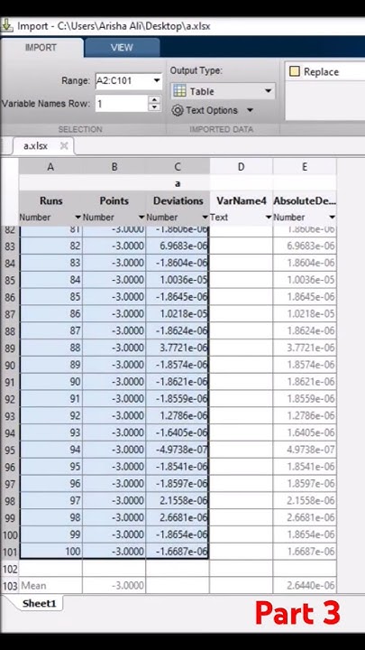 How to import data from excel to MATLAB (Part-3) #coding - YouTube image.