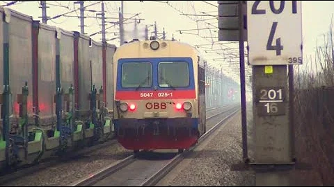 ÖBB 5047 Überstellungsfahrt und Schwere Güterzüge aus Richtung Linz (Züge in Oftering Teil 2)