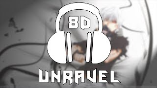 Tokyo Ghoul [OP] - Unravel/TK from 凛として時雨 | 8D AUDIO