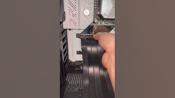 Vertically mounted gpu #pcgaming #pctips #pcbuild #gamingpc #pcmr #msi #asus #gpu