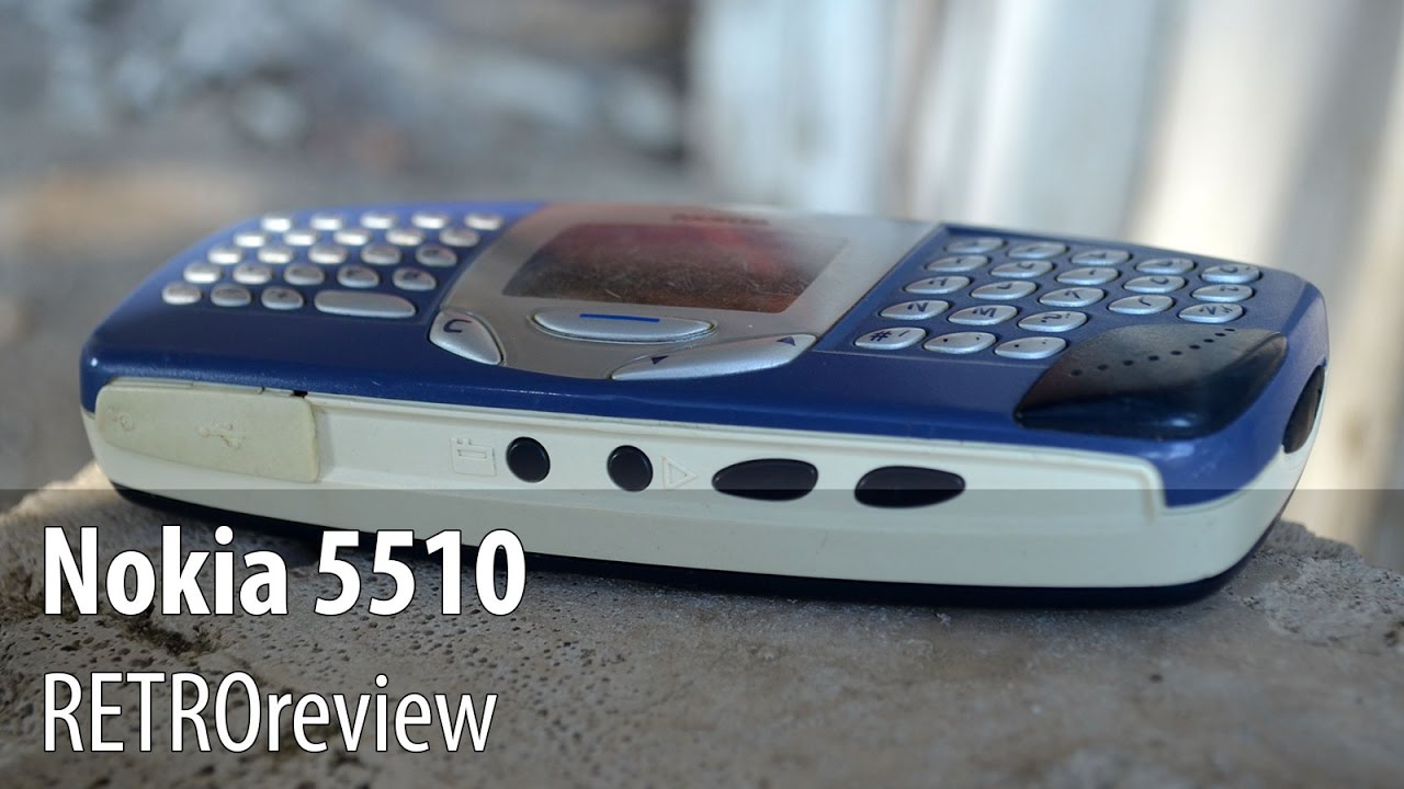RETROreview Nokia 5510: Telefon din 2001 cu tastatură QWERTY segmentată și  acustică de top - YouTube
