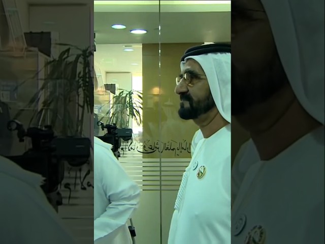 Sheikh Mohammed Bin Rashid Al Maktoum At Goverment Office #uae  #fazza #dxb #sheikhhamdan #faz3 #usa class=
