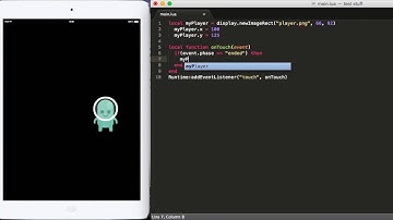 How to Move a Character Based on Player Touch with Corona SDK