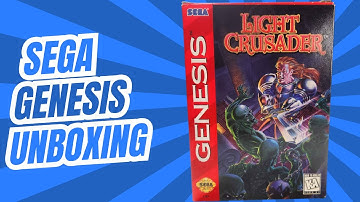 Light Crusader (Sega Genesis) Unboxing