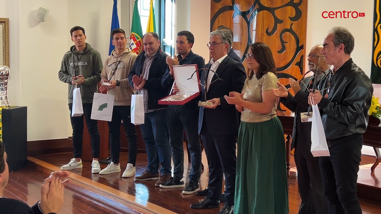 CD Tondela homenageado na Câmara pela conquista do Campeonato da II Liga e subida à I Liga