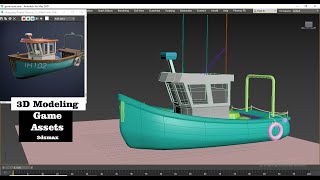 3D Modeling Game Assets I How To Model In 3dsmax ( Part 4)
