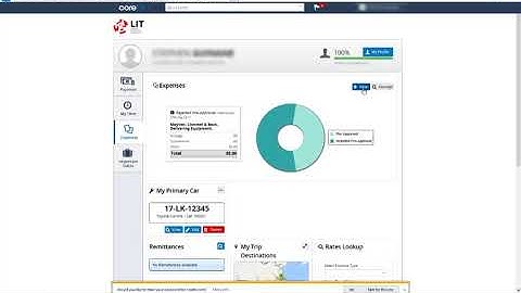 Preapprove Expenses - Core Potral