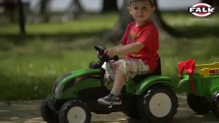 Falk Ranch Trac traktor na pedale s prikolicom