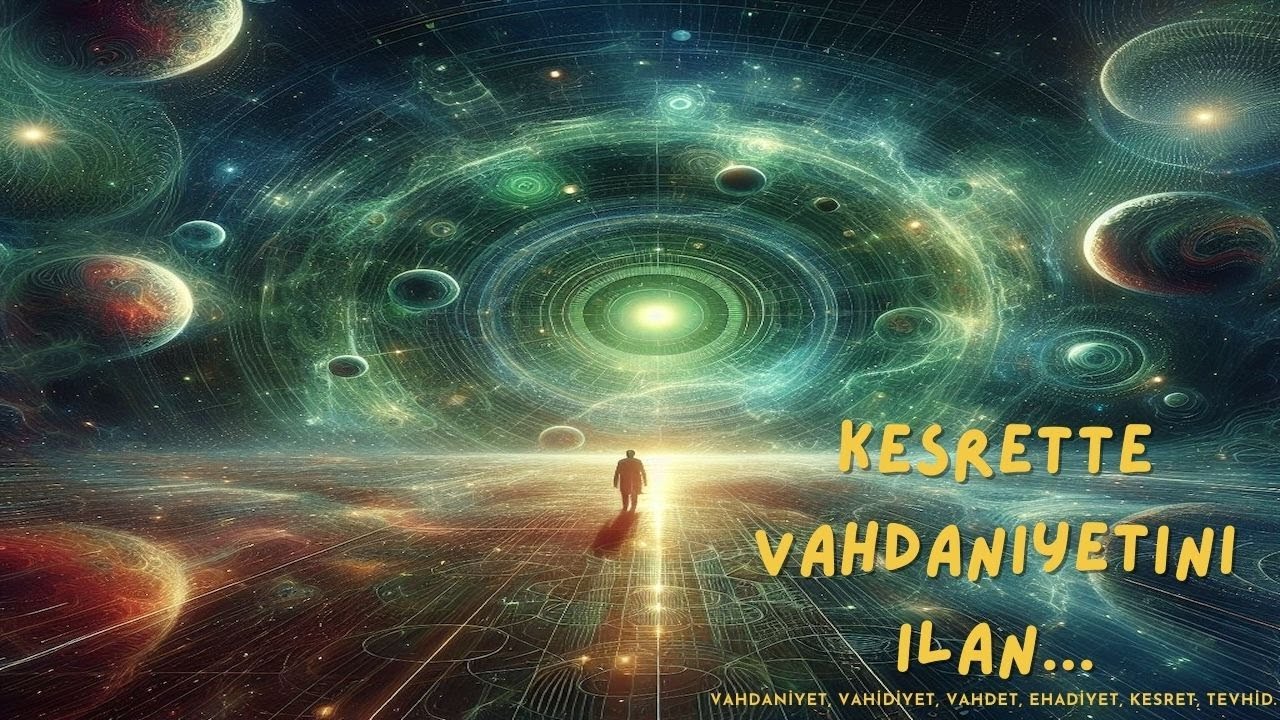 Kesrette Vahdaniyetini İlan... Vahdaniyet, Vahidiyet, Vahdet, Ehadiyet, Kesret, Tevhid. Osman Akkaya