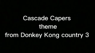 Cascade Capers theme from Donkey Kong country 3 #nintendo #piano #pianomusic #fyp #donkeykongcountry