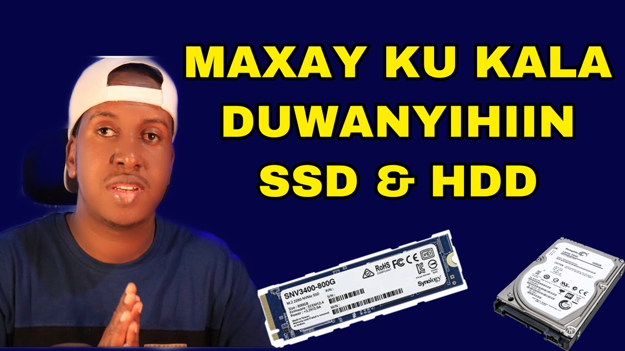 Maxay ku kala duwanyihiin SSD IYO HDD?  | #elmitech #ssd$hdd #SSD IYO #HDD