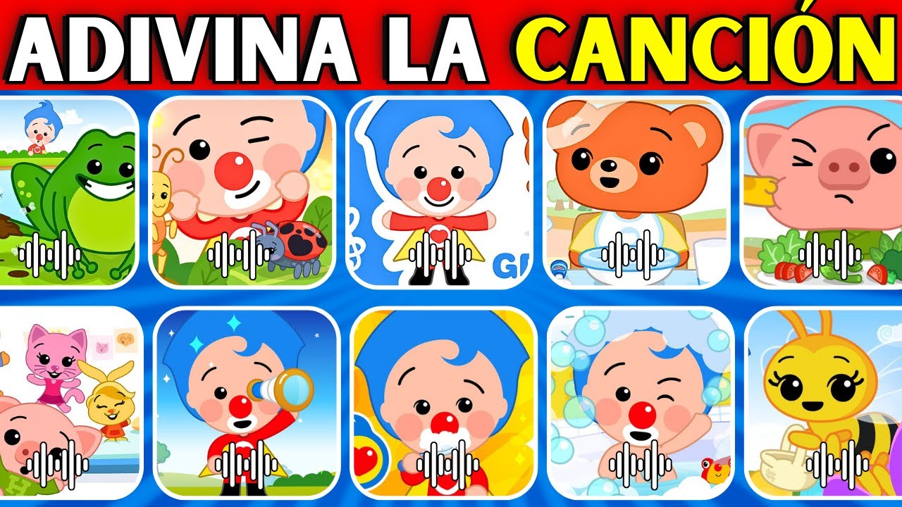 ¡Adivina La CANCIÓN DEL PAYASO Plim Plim!🎵⭐Estrellita donde estas?🐝ABEJITA CHIQUITITA🔍 VEO VEO🎶