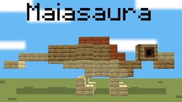 Minecraft | How To Build: Maiasaura
