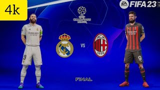 AC MILAN VS REAL MADRID |1=2| (UEFA CHAMPIONS LEAGUE FINAL) FIFA 23 14/5/2024 FIFA GAMING
