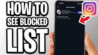 How to See Blocked List on Instagram - Full Guide
