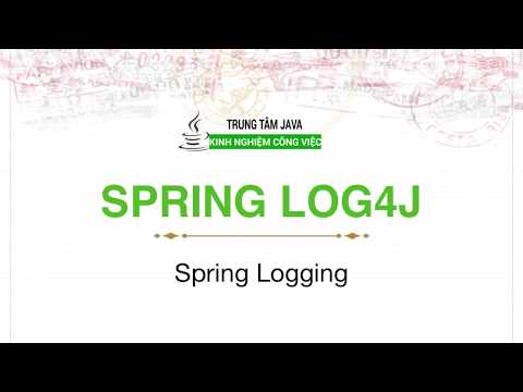 Video: Log4j trong Spring là gì?