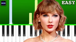 Taylor Swift - So High School - Piano Tutorial