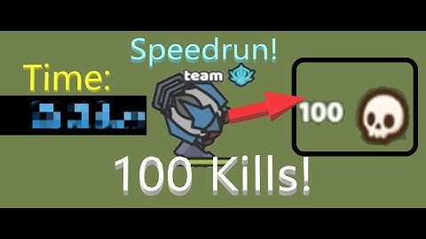 Obtaining 100 kills Speedrun in Sploop.io! [25:13.29] (no help no cheat!)