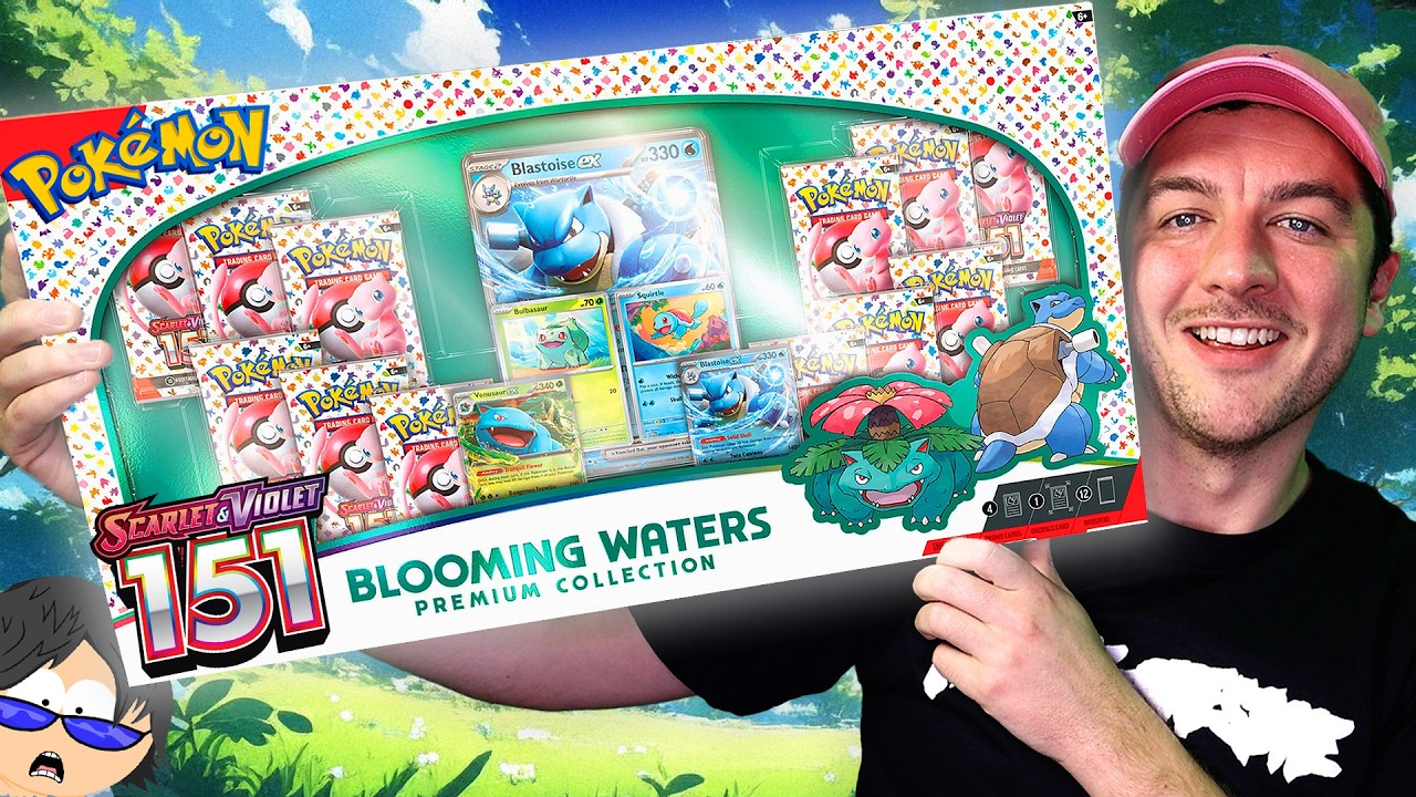 pokemon blooming waters best cards Amazon.com: Pokemon TCG: Blooming Waters 151 Premium Collection main image 1