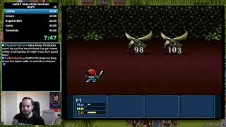 Lufia 2 Any% NMG Speedrun done in 4:10:33 (4:00 IGT)