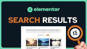 Elementor Search Results Page Tutorial | Advanced Settings Included 🔎