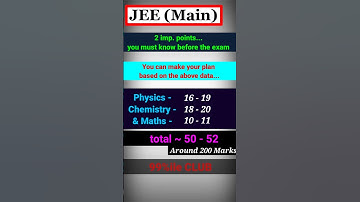 JEE Mains Exam Tips & Suggestions || JEE 2024