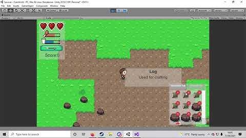 Unity Game Project - New Inventory + Crafting System