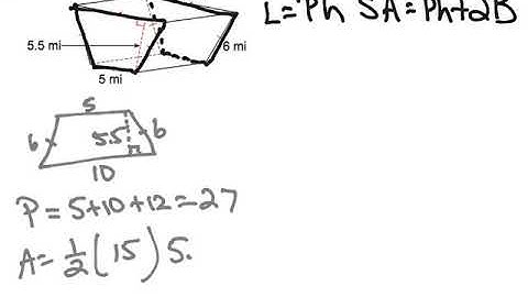 #7 Trapezoidal prism LA&SA solution video