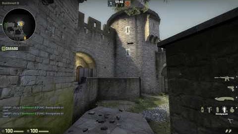CS:GO Cobblestone Pop Flash Counter Rush