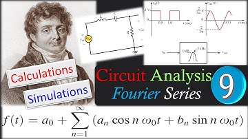 Circuit Analysis - Fourier Series 🌟 RC Lowpass Filter 🌟 Triangle Waveform 💡 Example 9