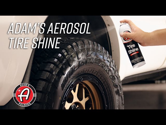 Adam's Aerosol Tire Shine Complete Kit