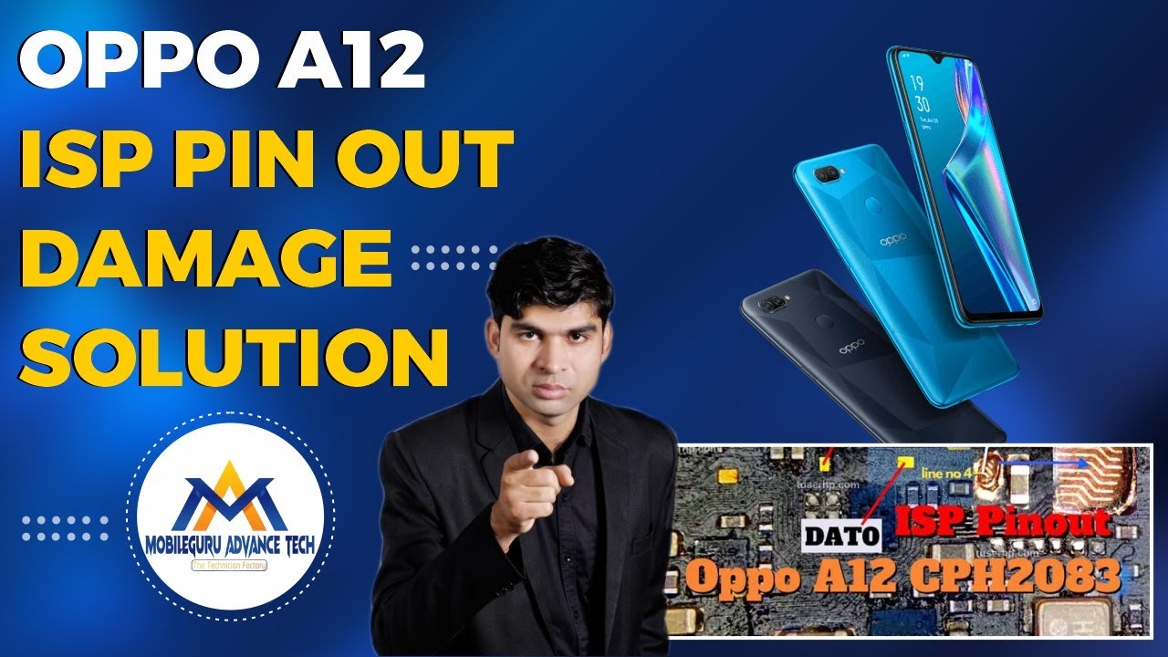 Oppo A12 Dead | Oppo A12 ISP Pin Out Damage Solution | A12 ISP Damage