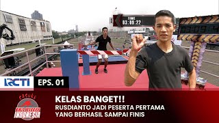 KELAS!! Rusdianto Peserta Pertama Yang Berhasil Finis | SASUKE NINJA WARRIOR INDONESIA | PART 2