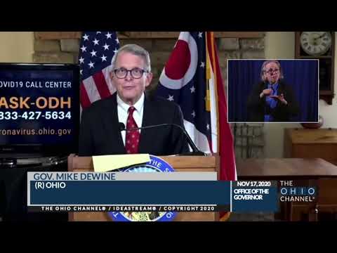 November 17, 2020 #COVID19 Update with Governor Mike DeWine