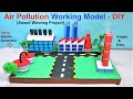 air pollution working model using smoke generator | science exhibition | howtofunda