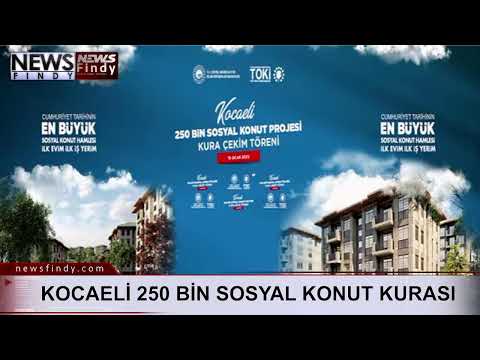 #Canlı - Kocaeli 250 BİN Sosyal Konut Kura Çekilişi