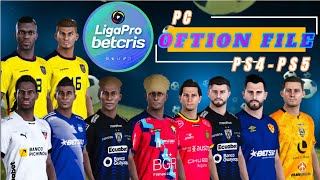 PES 2021 LIGA PRO ECUADOR 2023 |  OPTION FILE EL TEGU PS4 PS5 PC | FACIL INSTALACION BETA