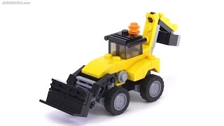 LEGO Creator mini Construction Vehicles 3-in-1 review! set 31041