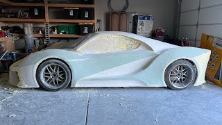 BUILDING A SUPERCAR FROM SCRATCH! Front end work on the Spectra S, Supercar!