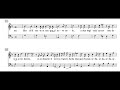Ecco di dolci raggi il sol armato (Scherzi Musicali - C. Monteverdi) Score Animation
