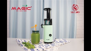Hướng dẫn làm nước ép cần tây detox thanh lọc bằng Máy ép chậm thế hệ mới Magic Eco AC 131