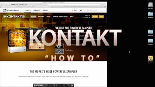 Using Kontakt & Kontakt Player with Sonokinetic Libraries