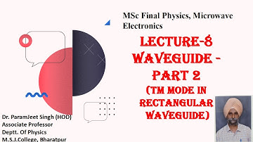 #MSc #Learning #Physics MSc Microwave Electronics, TM Mode in Rectangular Waveguide