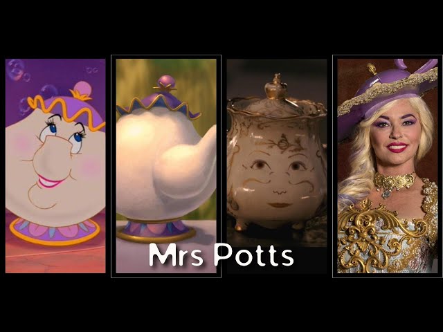 Mrs Potts Evolution in Movies & Shows. class=