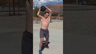 Explosive Medicine Ball Slam and Punch Combo Workout #fighter #mma #boxing