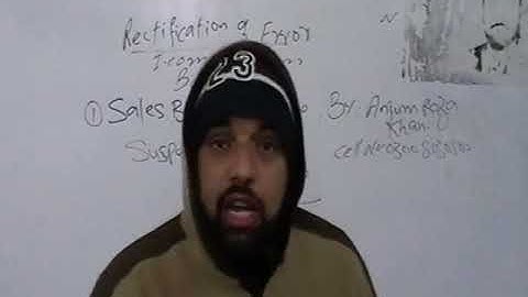 Lec 33 Intro 2 Rectification of Error