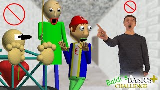 Beating Baldi's Basics Plus Without Touching Any Characters!