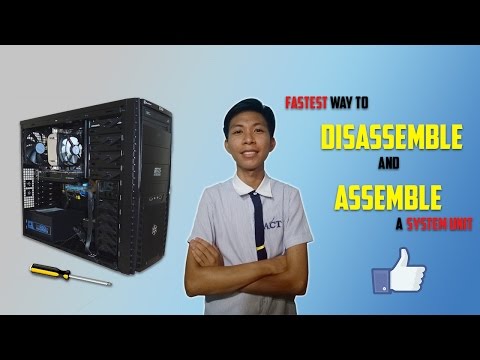 Disassembling and Assembling a System Unit. ft. Joshua Cadusale