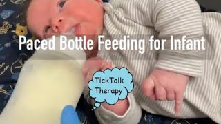 Paced Bottle Feeding for Infant | Side Lying Bottle Feeding